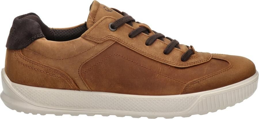 ECCO 501684 02034 ByWay Sneakers Beige Nubuck Heren Cognac