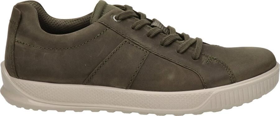 ECCO Byway leren heren sneakers bruin groen - Foto 4