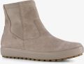 ECCO Classic Tred mid-cut leren dames boots beige Uitneembare zool - Beige