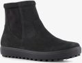 ECCO Classic Tred mid-cut leren dames boots zwart Uitneembare zool - Zwart