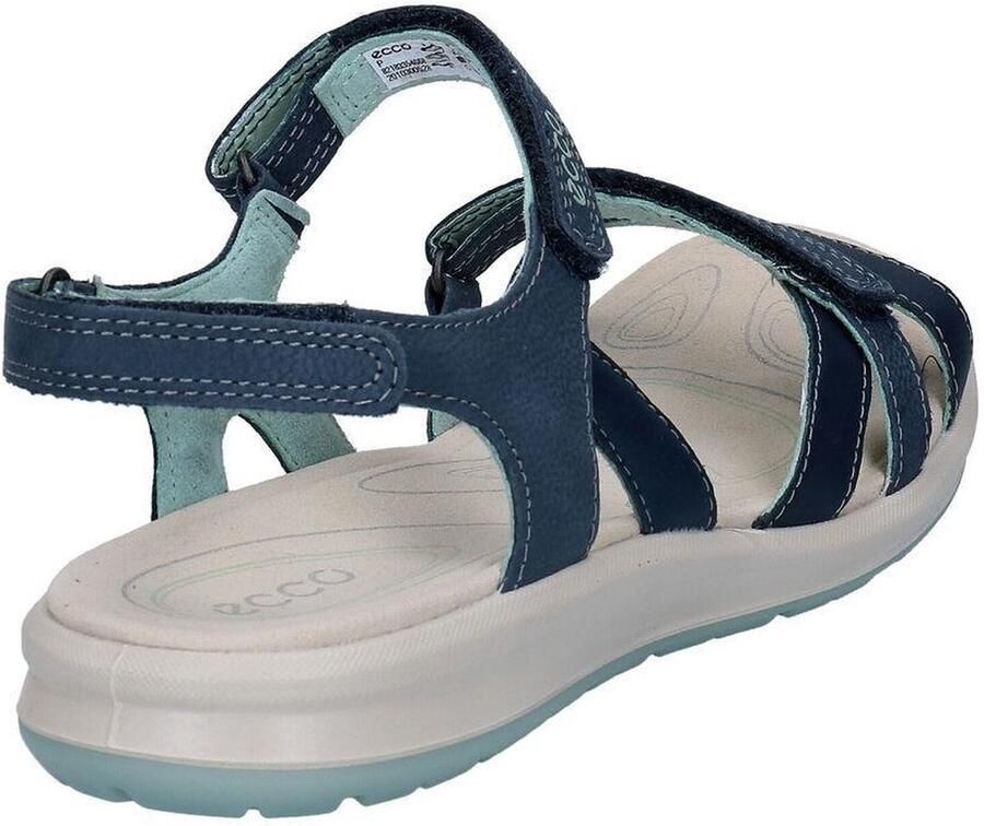 Ecco Sandalen Cruise zomerschoen sandaal keilhak met subtiele logo-opschrift - Foto 4