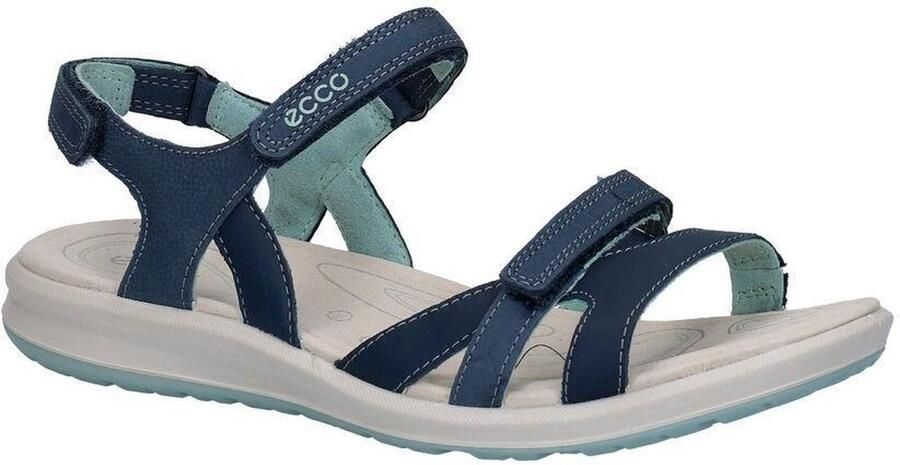 Ecco Sandalen Cruise zomerschoen sandaal keilhak met subtiele logo-opschrift - Foto 13