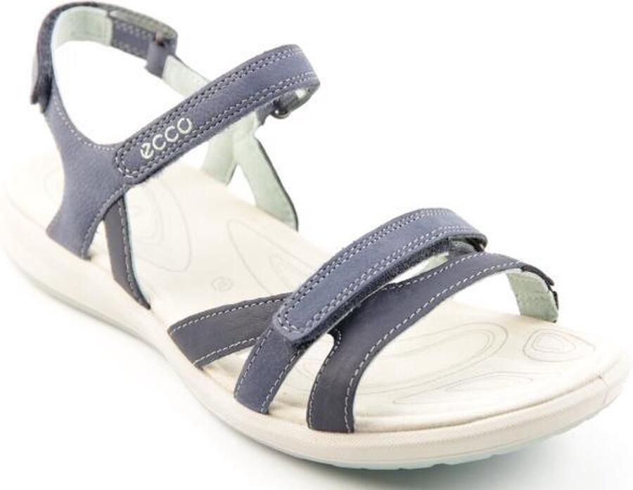 Ecco Sandalen Cruise zomerschoen sandaal keilhak met subtiele logo-opschrift - Foto 7