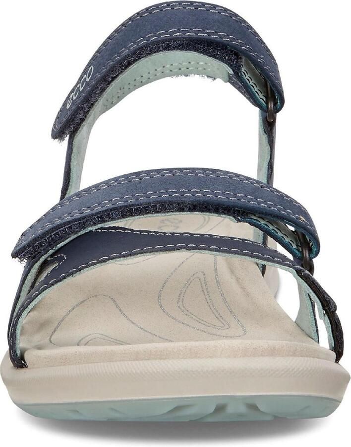 Ecco Sandalen Cruise zomerschoen sandaal keilhak met subtiele logo-opschrift - Foto 4