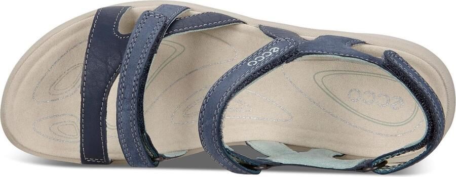 Ecco Sandalen Cruise zomerschoen sandaal keilhak met subtiele logo-opschrift - Foto 17