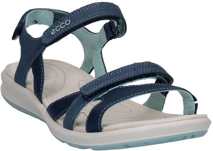 Ecco Sandalen Cruise zomerschoen sandaal keilhak met subtiele logo-opschrift - Foto 7