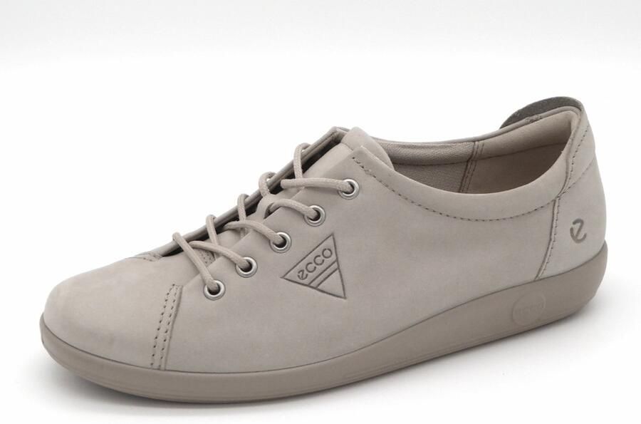 ECCO Dames Veterschoen Soft 2.0 206503-61510 Beige Grijs - Foto 2