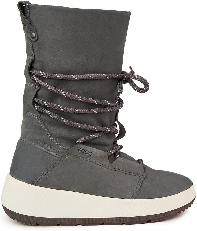 ECCO dark shadow snow boots in echt leer zln