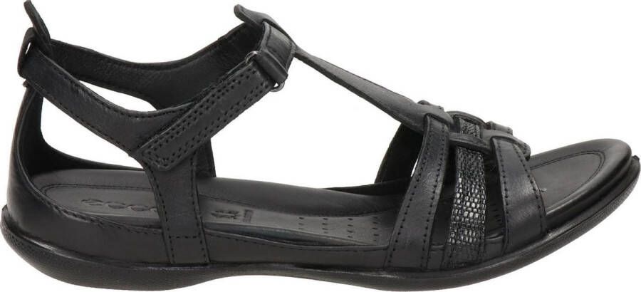 Ecco Sandalen Flash zomerschoen sandaal klittenbandschoen in metallic-look