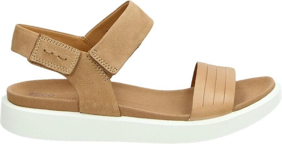 Ecco sandalen FLOWT met klittenbandriempjes