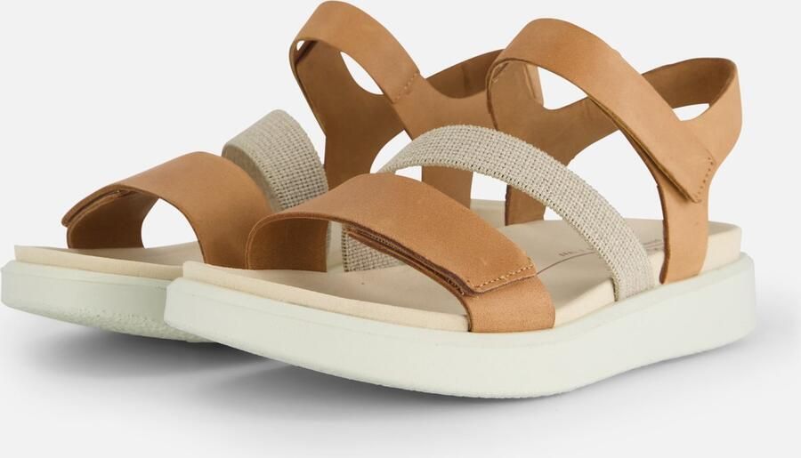 Ecco Plateausandalen FLOWT W zomerschoen klittenbandschoen vakantie sandaal sandalette met plateau - Foto 3