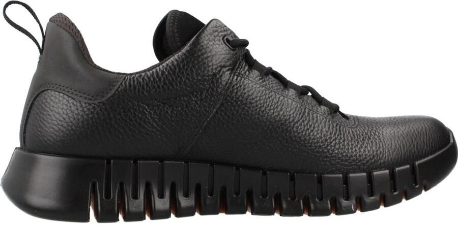 ECCO Gruuv M Lea GTX 525224-01001 Mannen Zwart Sneakers