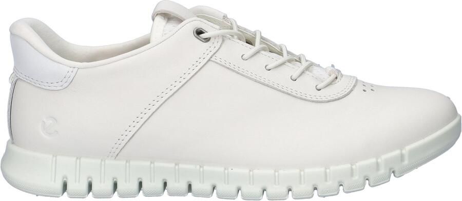 ECCO Gruuv Lite Veterschoenen Laag Wit