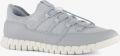 ECCO Gruuv Lite W Limestone leren dames sneakers blauw Uitneembare zool - Blauw