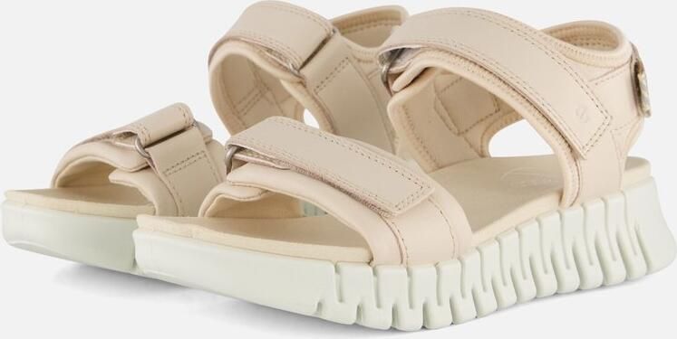 Ecco Sandaaltjes GRUUV SOL W plateau zomerschoen sandaal met praktische klittenband - Foto 2