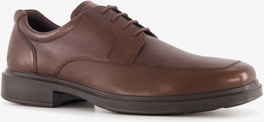 ECCO Helsinki leren heren veterschoenen bruin Uitneembare zool