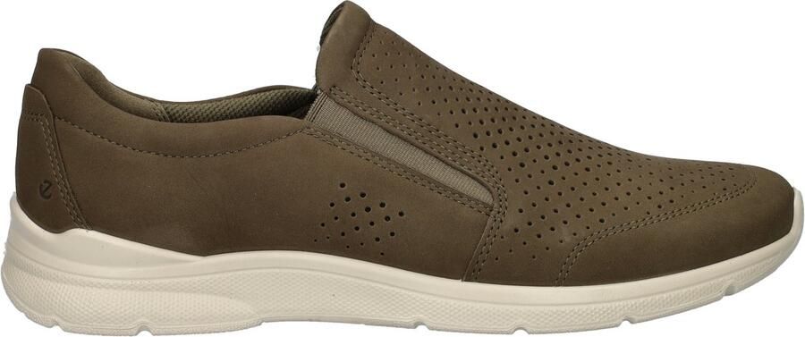 ECCO Irving heren instapper Sneakers Kaki