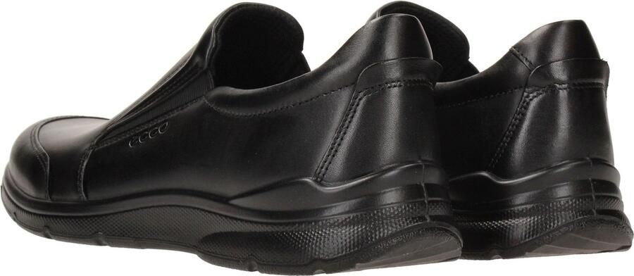 ECCO Irving leren heren instappers Zwart Echt leer Uitneembare zool - Foto 4