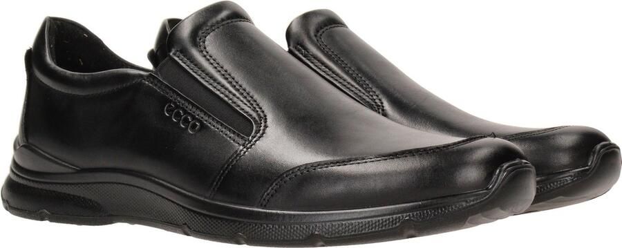 ECCO Irving leren heren instappers Zwart Echt leer Uitneembare zool - Foto 7