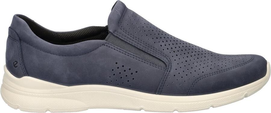 Ecco Instappers Irving slip-on sneaker lage schoen vrijetijdsslippers met stretchinzetten