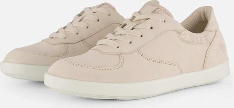 ECCO Leisure Sneakers Beige Leer Dames