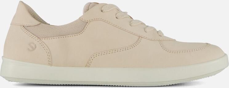 ECCO Leisure Sneakers Beige Leer Dames