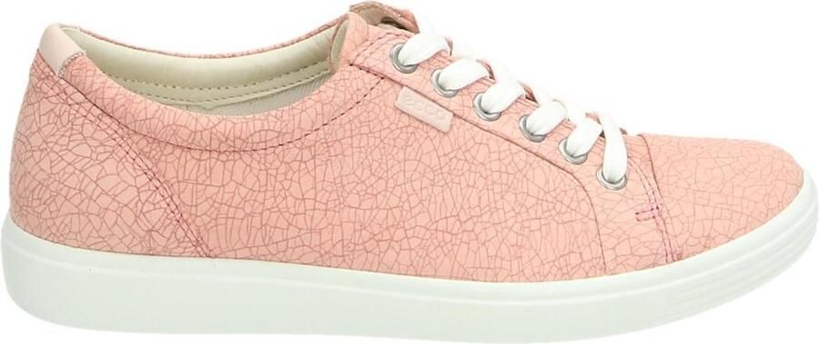 ECCO Lichtroze Veterschoenen Soft