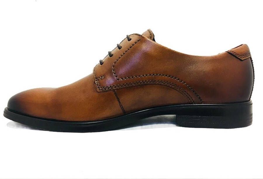 Ecco Veterschoenen Melbourne Amber in used-look vrijetijdsschoen lage schoen veterschoen - Foto 8