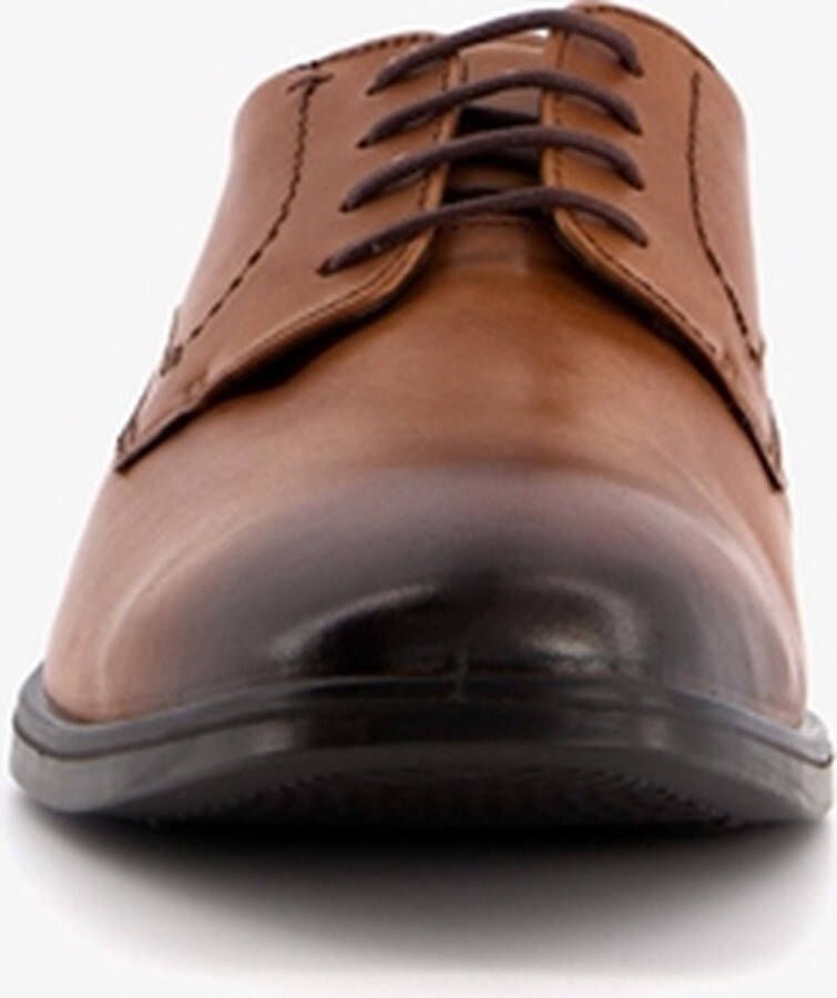 Ecco Veterschoenen Melbourne Amber in used-look vrijetijdsschoen lage schoen veterschoen - Foto 2