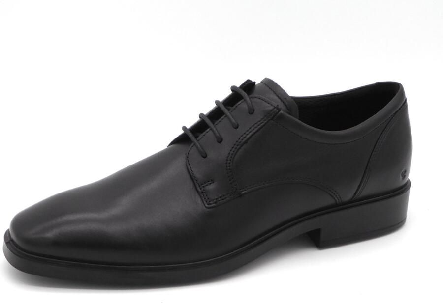 ECCO Metropole Milan Heren Veterschoen 523314-01001 Zwart