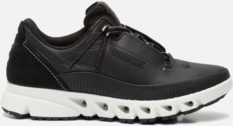 Ecco Multi-Vent comfort leren veterschoenen zwart - Foto 4