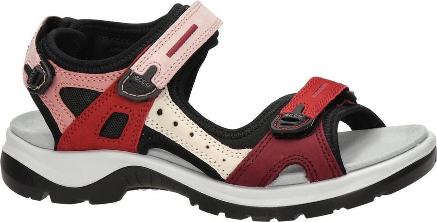 ECCO 822083 60406 rood-roze klit sandaal - Foto 4
