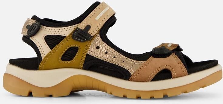 ECCO Offroad Sandalen bruin Textiel Dames - Foto 2