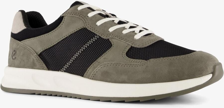 ECCO OTM leren heren sneakers groen Uitneembare zool - Foto 1