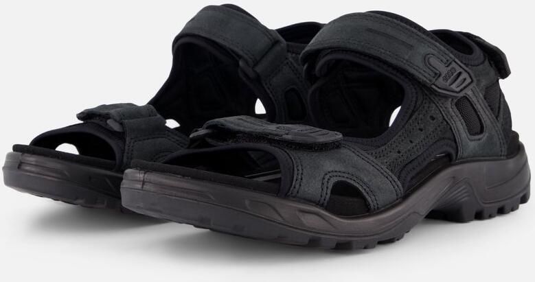 ECCO 069564 12001 Offroad Sandalen Zwart Leer en Textiel Heren Zwart - Foto 2