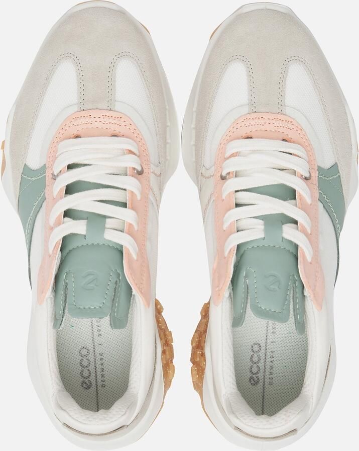 ECCO Retro Sneakers wit Leer Dames - Foto 2