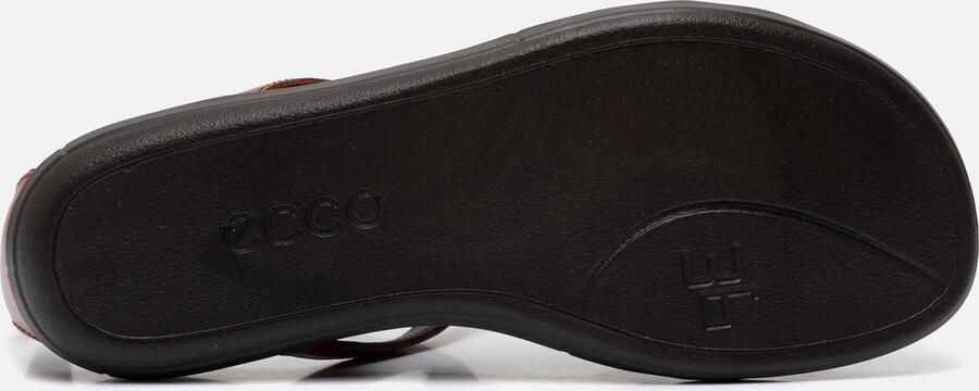 ECCO Simpil Sandalen cognac Leer Dames - Foto 9