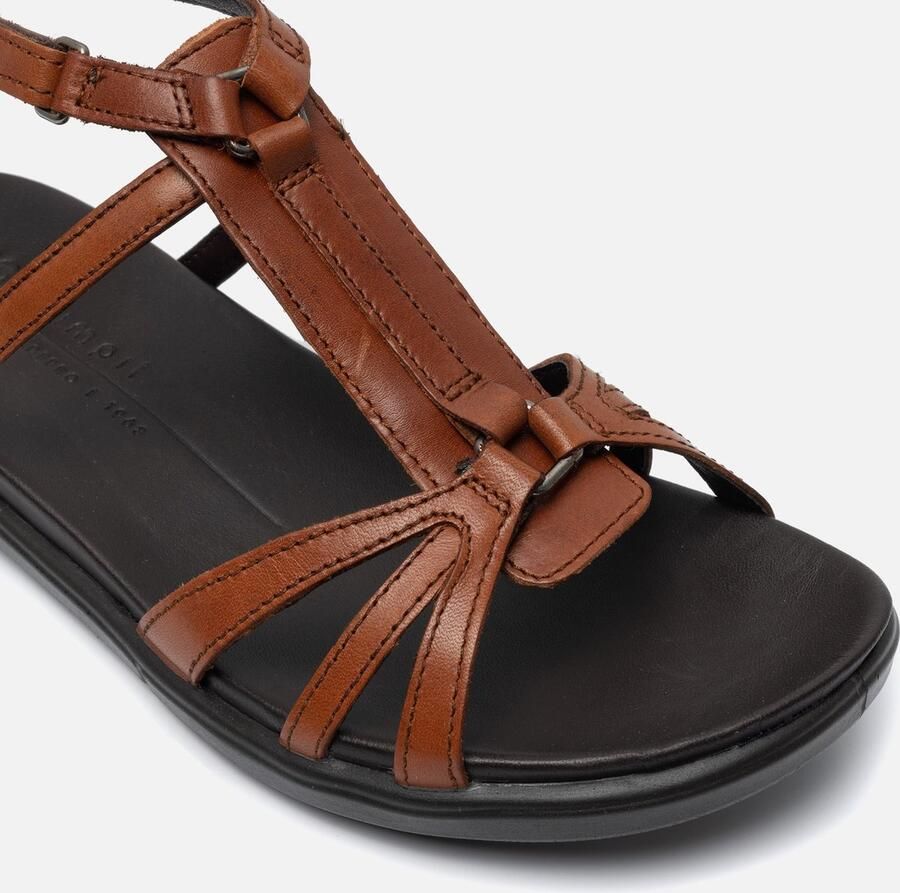 ECCO Simpil Sandalen cognac Leer Dames - Foto 2