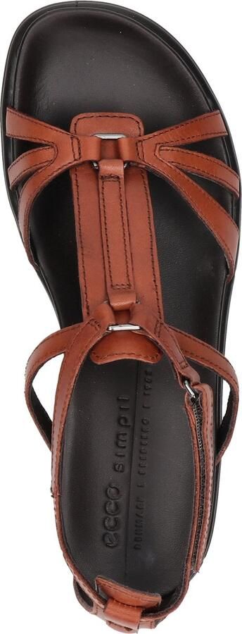 ECCO Simpil Sandalen cognac Leer Dames - Foto 10