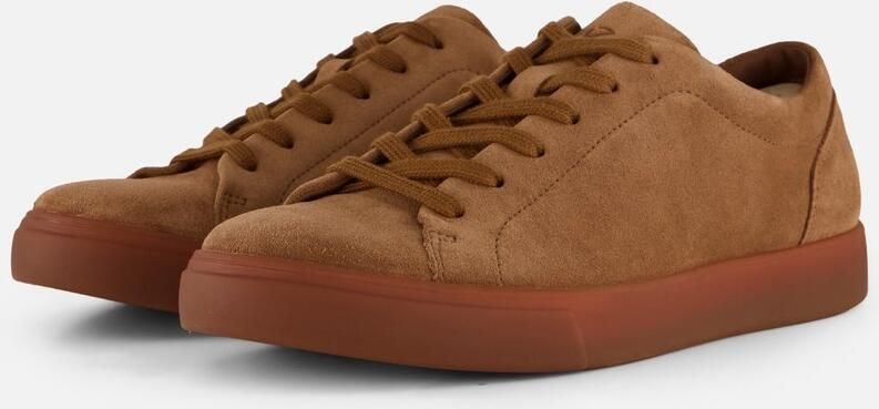 ECCO Soft 10 M lace Sneakers bruin Suéde