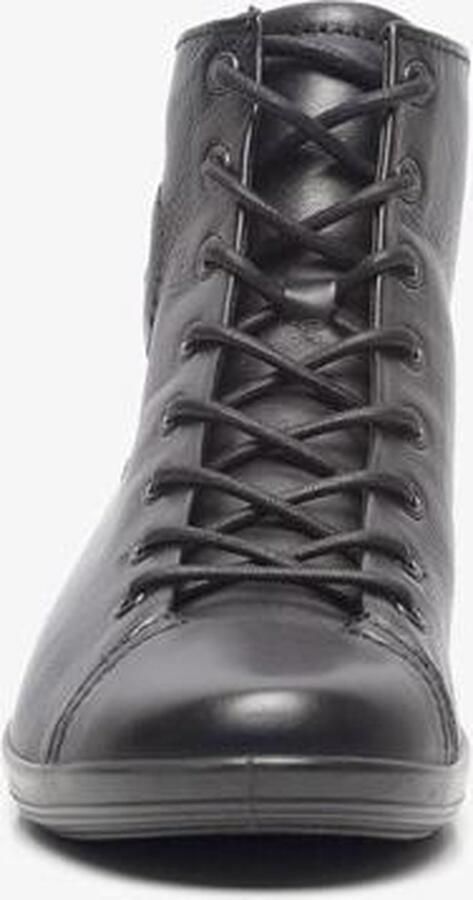 ECCO SOFT 2.0 dames Veterboot Sneakers Zwart - Foto 4