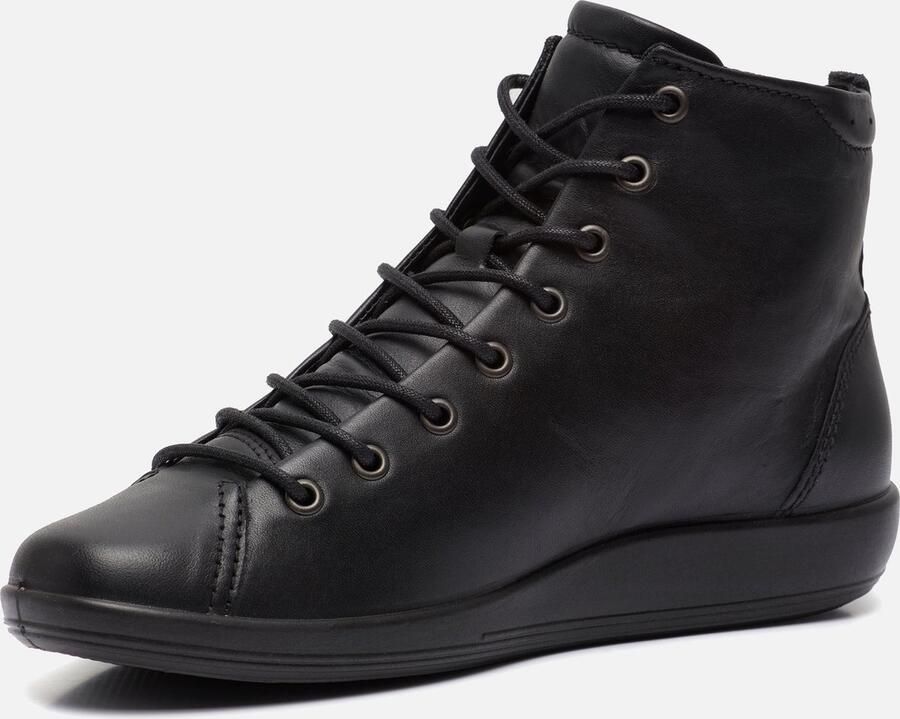 ECCO SOFT 2.0 dames Veterboot Sneakers Zwart - Foto 2