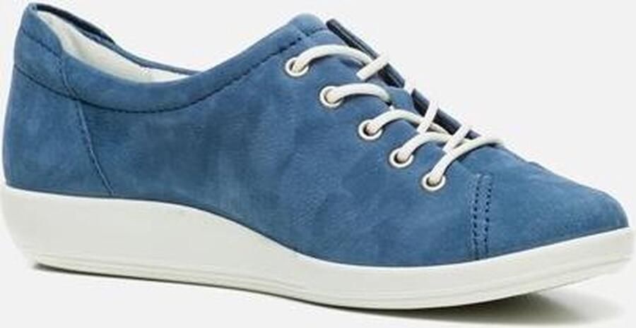 ECCO Soft 2.0 leren dames veterschoenen - Foto 9
