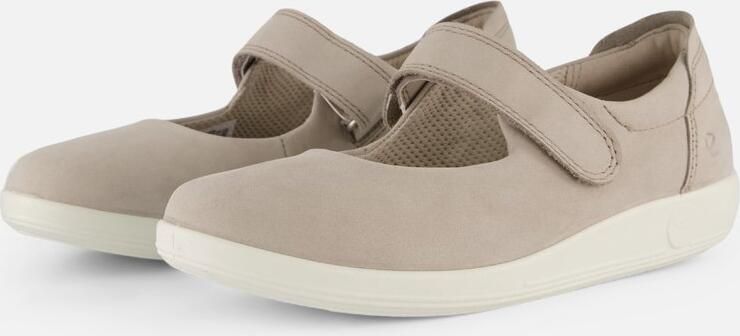 ECCO Soft 2.0 Mary-Jane beige Synthetisch Dames