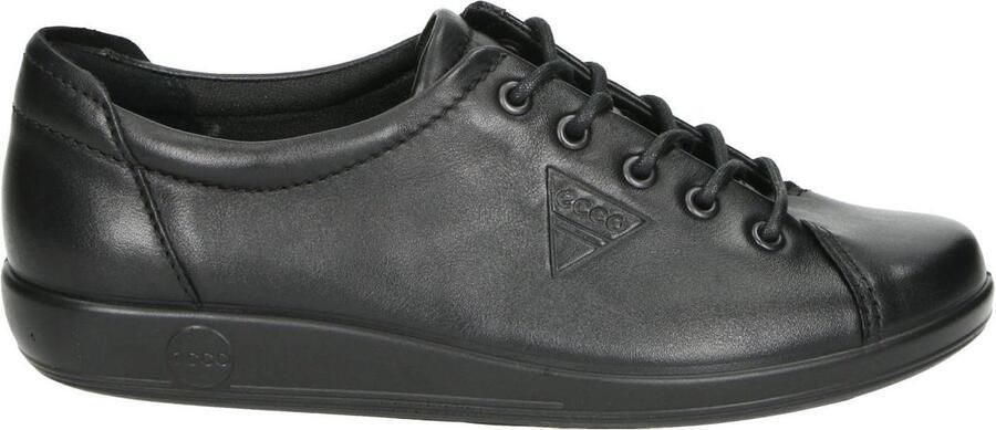 Ecco Veterschoenen Soft 2.0 vrijetijdsschoen lage schoen veterschoen met subtiele logo-opdruk - Foto 7