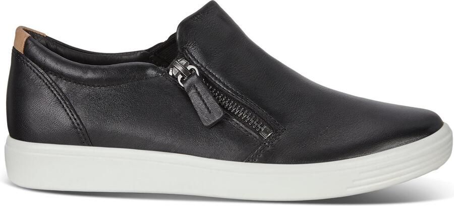 ECCO Soft 7 Dames Sneakers Zwart