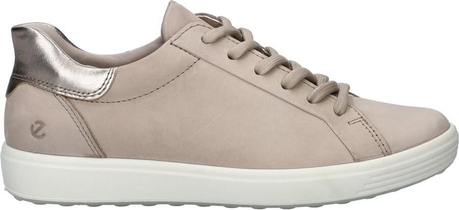 ECCO Soft 7 Easy Slip Sneakers beige Nubuck Dames