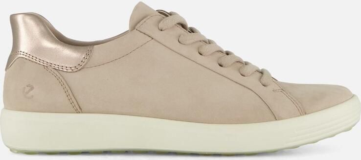 ECCO Soft 7 Easy Slip Sneakers beige Nubuck Dames - Foto 4