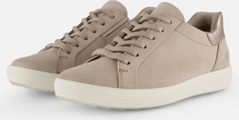 ECCO Soft 7 Easy Slip Sneakers beige Nubuck Dames - Foto 3