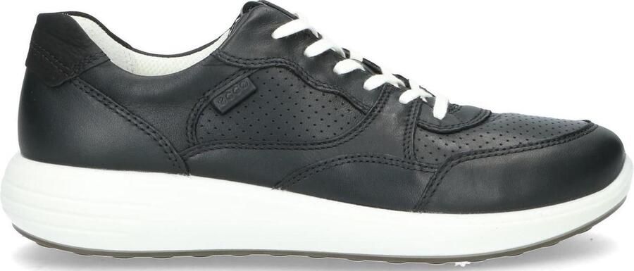ECCO Soft 7 Runner Dames Sneakers Zwart